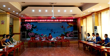 瀘天化股份公司工會學習貫徹四川省工會第十四次代表大會精神
