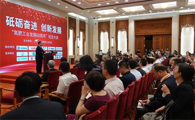 瀘天化股份公司獲“為氮肥工業(yè)發(fā)展做出突出貢獻的先進企業(yè)”稱號