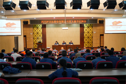 瀘天化股份公司黨委召開支部書記例會