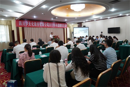 瀘天化股份公司召開2019年度股東大會