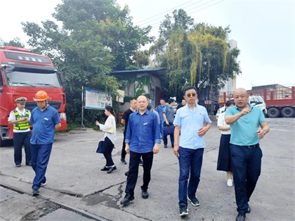 瀘天化港口接受省交通運(yùn)輸廳污染防治突出問題整治評估檢查