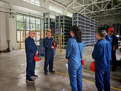 瀘天化股份公司黨委書記廖廷君帶隊調(diào)研指導(dǎo)智能倉儲項目建設(shè)工作